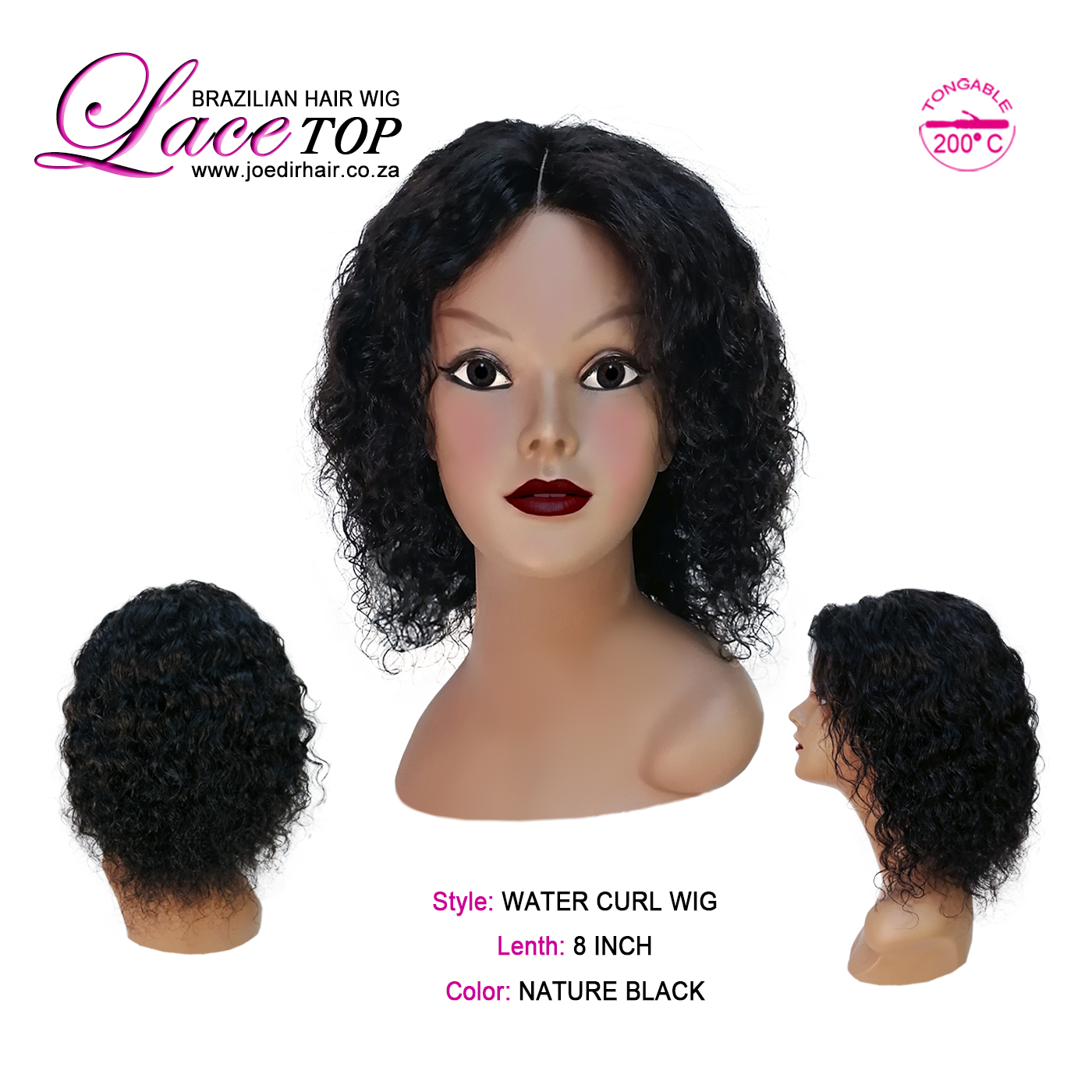 Brazilian hair curly wig Brazilian water curl wig 12